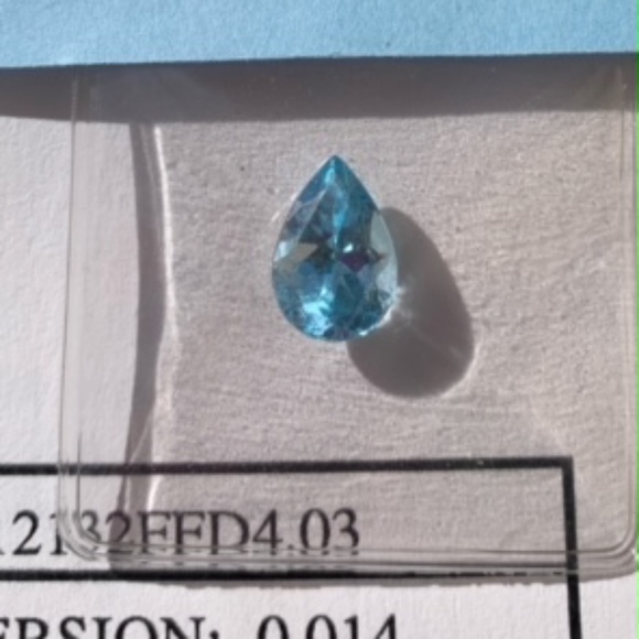 Create that Special Piece of jewelry with Genuine Certified Blue Topaz Gemstone - Picture 3 of 10